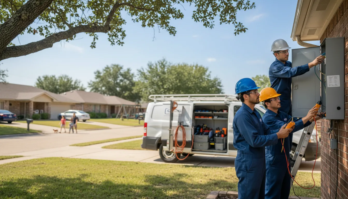 Certified electrician providing emergency electrical services in Sunbright, TN